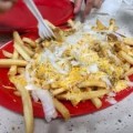 French Fries with Melted Mozzarella